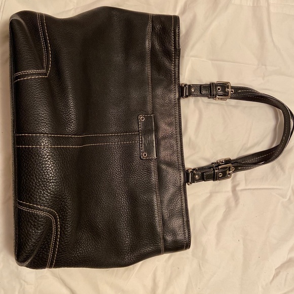 Coach Hamilton Pebbled Lunch Tote Purse - Picture 1 of 7